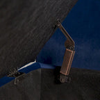 Bed Storage Bench with Curved Arms and Solid Wooden Legs