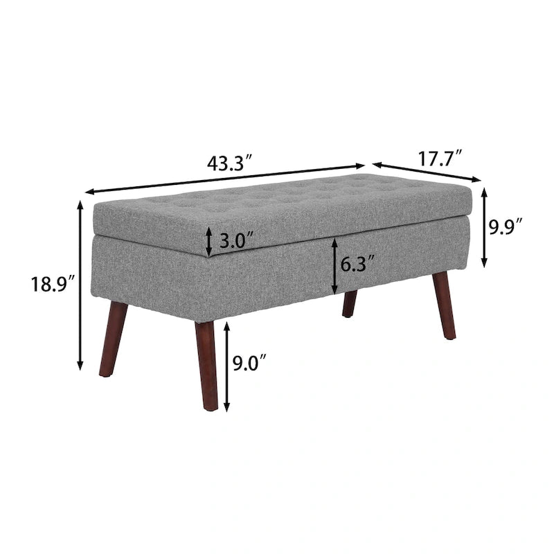 Storage Bench with Storage Bench Foot of Bed Bench Entryway Bench Storage Ottoman Bench
