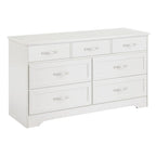Modern 3 Drawer Bedroom Chest of Drawers with 7 Drawers Dresser, Clothes Organizer -Metal Pulls