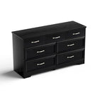 Modern 3 Drawer Bedroom Chest of Drawers with 7 Drawers Dresser, Clothes Organizer -Metal Pulls