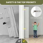 Costway 75  Tall Bathroom Storage Cabinet with 4 Doors & 2 Open - See Details