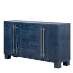 Sideboard Buffet Cabinet with Adjustable Shelves & Gold Handles