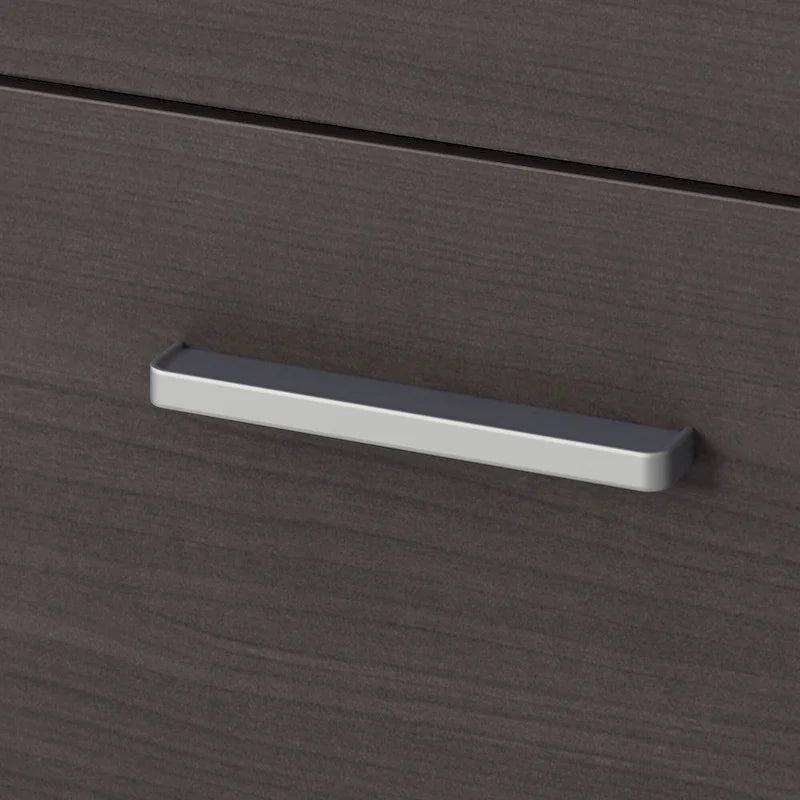 2 Drawer Lateral File Cabinet - Mid Century Modern Design - Full Extension Ball Bearing Slides - Letter Legal Size - Fully Assembled