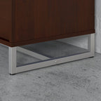 2 Drawer Lateral File Cabinet - Mid Century Modern Design - Full Extension Ball Bearing Slides - Letter Legal Size - Fully Assembled