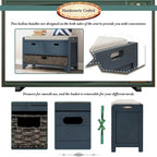 Merax Rustic Storage Bench with Removable Basket and Removable Cushion