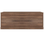 Storage Bench with a Sliding Door and Adjustable Shelf