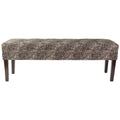 Cheetah Upholstered Indoor Living Room Bench