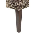 Cheetah Upholstered Indoor Living Room Bench