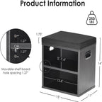 Shoe Bench for Entryway - 15 D x 11 W x 16 H