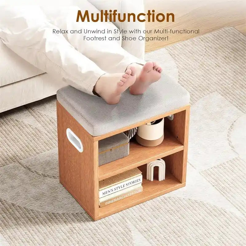 Shoe Bench for Entryway - 15 D x 11 W x 16 H