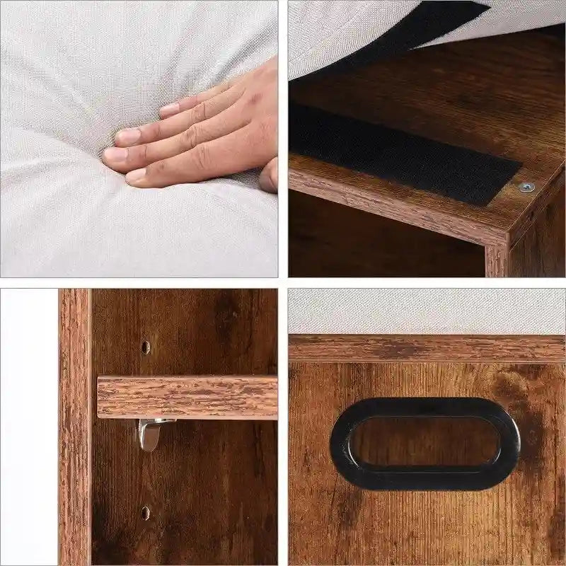 Shoe Bench for Entryway - 15 D x 11 W x 16 H