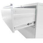 4 Drawer Metal Vertical Filing Cabinet with Lock,A4 Legal/Letter Size