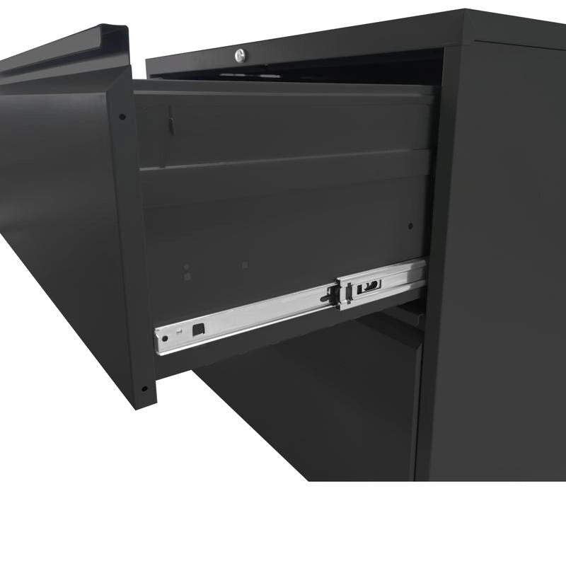 4 Drawer Metal Vertical Filing Cabinet with Lock,A4 Legal/Letter Size