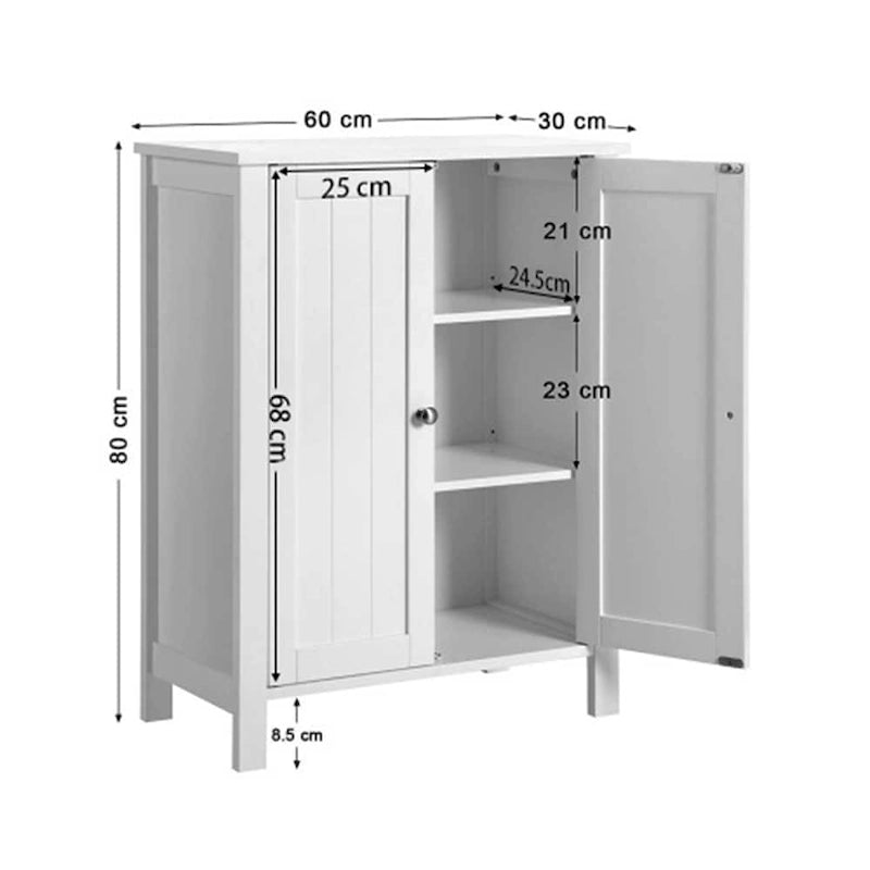 Bathroom Floor Storage Cabinet