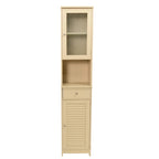 70.9  H Bathroom Storage Cabinet with 2 Doors & 1 Drawer,Freestanding Storage Tower