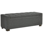 Signature Design by Ashley Cortwell Dark Grey Storage Bench - 54 W x 18 D x 18 H