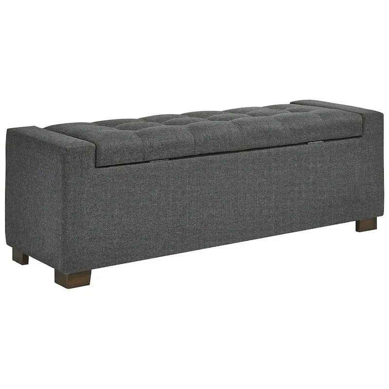 Signature Design by Ashley Cortwell Dark Grey Storage Bench - 54 W x 18 D x 18 H