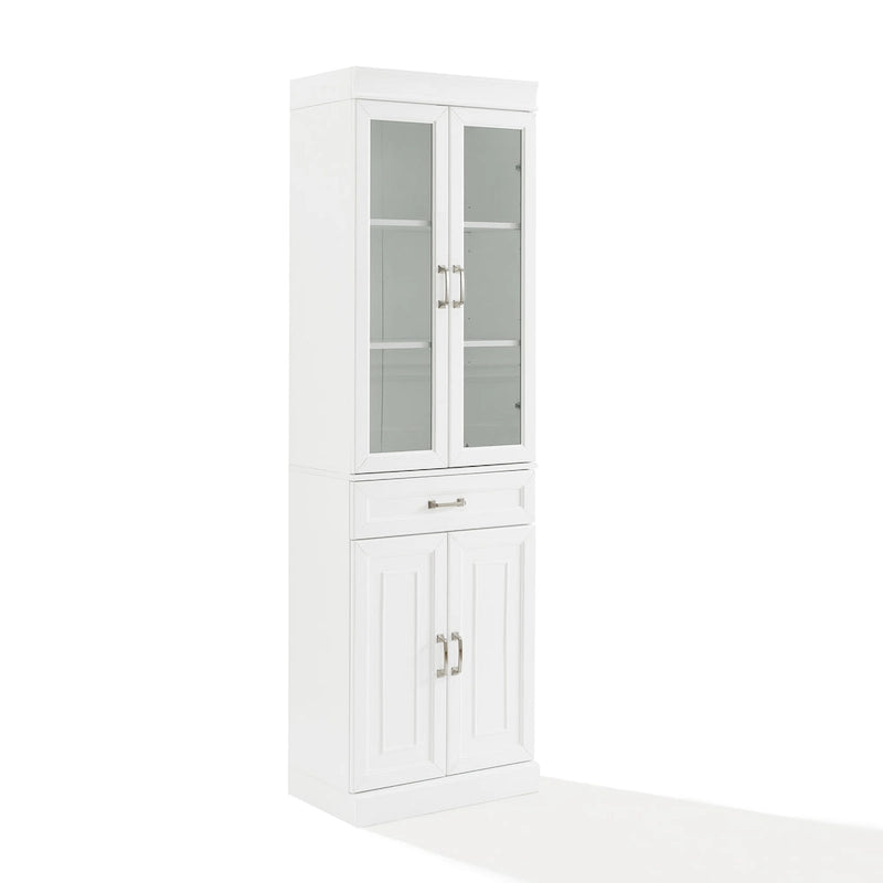 Crosley Stanton Glass Door Pantry - 14.5 x23.75 x78
