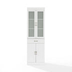 Crosley Stanton Glass Door Pantry - 14.5 x23.75 x78