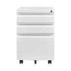 3-Drawer Steel Locking Rolling File Cabinet