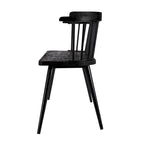 Spindle Back Bench - Solid Mango Wood & Iron Frame, 48.25" Wide, Rustic Modern Industrial Style