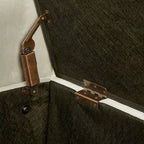 Upholstered Tufted Button Storage Bench with nails trim,Entryway Living Room Soft Padded Seat with Armrest,Bed Bench