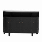 48 W Storage Cabinet with Four Doors and Adjustable Shelves - N/A