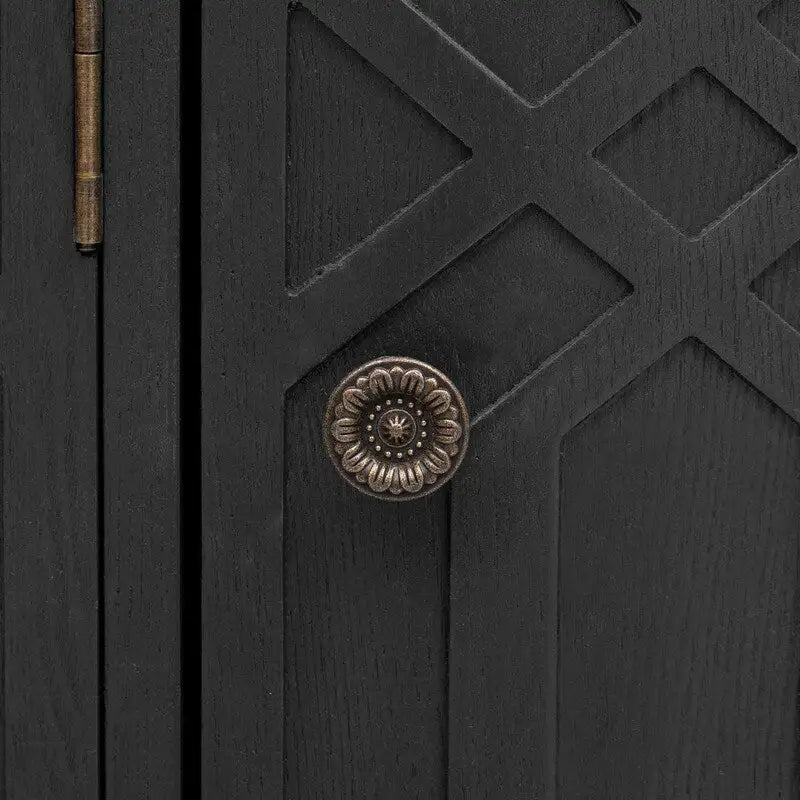 48 W Storage Cabinet with Four Doors and Adjustable Shelves - N/A