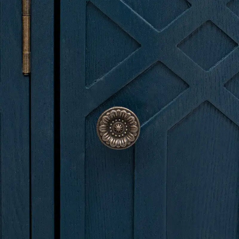 48 W Storage Cabinet with Four Doors and Adjustable Shelves - N/A