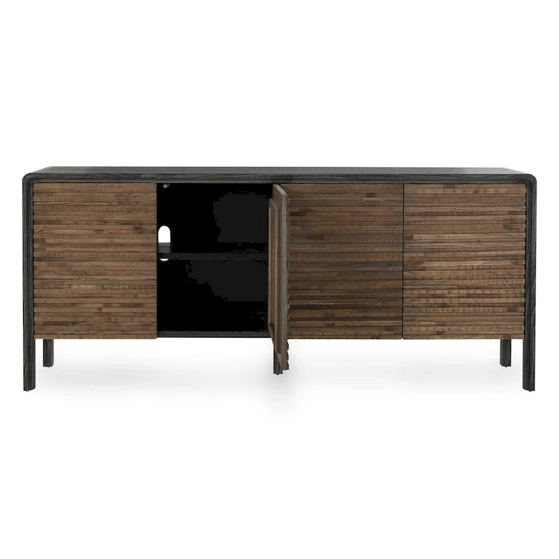 Classic Home Elodie 4-Door Sideboard - 79Wx17Dx34H