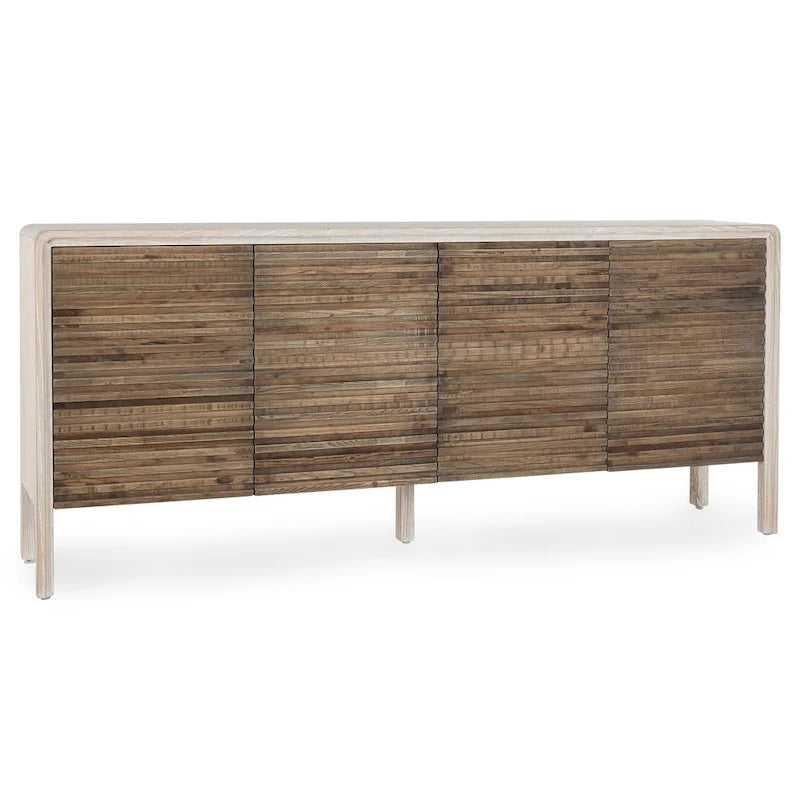 Classic Home Elodie 4-Door Sideboard - 79Wx17Dx34H