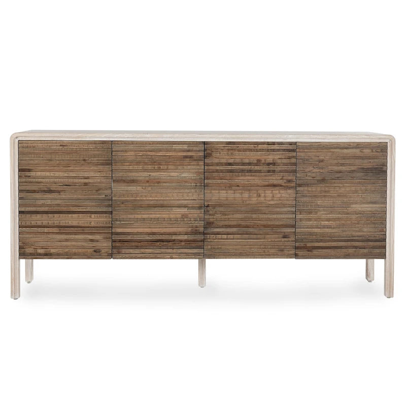 Classic Home Elodie 4-Door Sideboard - 79Wx17Dx34H