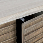 Classic Home Elodie 4-Door Sideboard - 79Wx17Dx34H