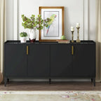 Storage Cabinet Sideboard Wooden Cabinet with 4 Doors