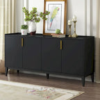 Storage Cabinet Sideboard Wooden Cabinet with 4 Doors