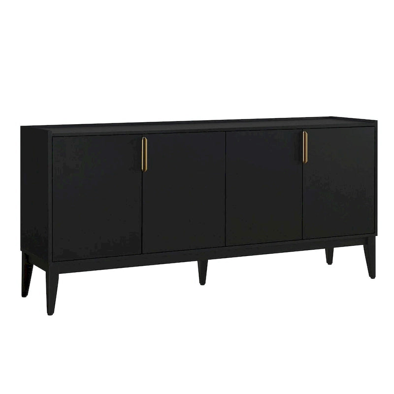 Storage Cabinet Sideboard Wooden Cabinet with 4 Doors