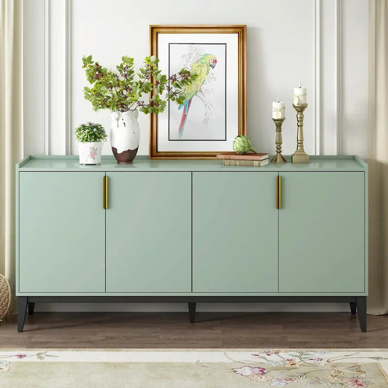 Storage Cabinet Sideboard Wooden Cabinet with 4 Doors