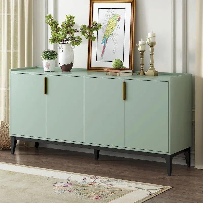 Storage Cabinet Sideboard Wooden Cabinet with 4 Doors