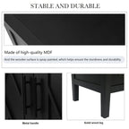 Vintage Style 4 Door Wooden Twill Sideboard