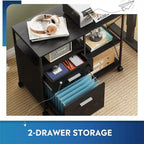 2 Drawer Lateral File Cabinet - 16 D x 32 W x 26 H