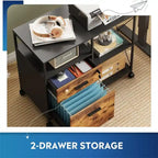 2 Drawer Lateral File Cabinet - 16 D x 32 W x 26 H