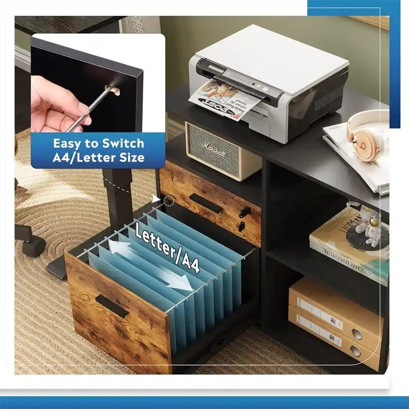 2 Drawer Lateral File Cabinet - 16 D x 32 W x 26 H