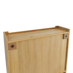 24.8 Glass Door Vintage Double Door Wall Cabinet