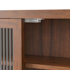 24.8 Glass Door Vintage Double Door Wall Cabinet