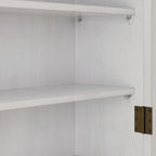 24.8 Glass Door Vintage Double Door Wall Cabinet