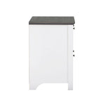 Saint Birch Olivia Grey Oak and White Finish 2 Drawer Lateral Filing Cabinets