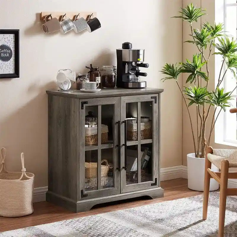 Coffee Bar Storage Cabinet - 16 D x 32 W x 32 H