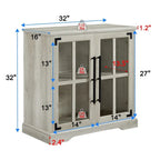 Coffee Bar Storage Cabinet - 16 D x 32 W x 32 H