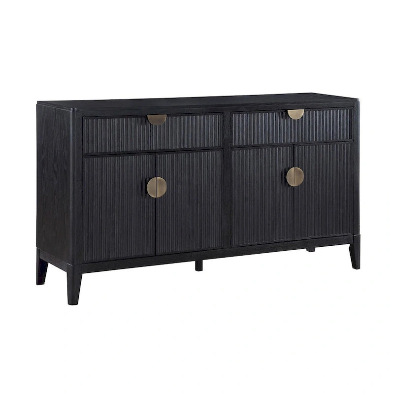 Mason Black 2-drawer Sideboard