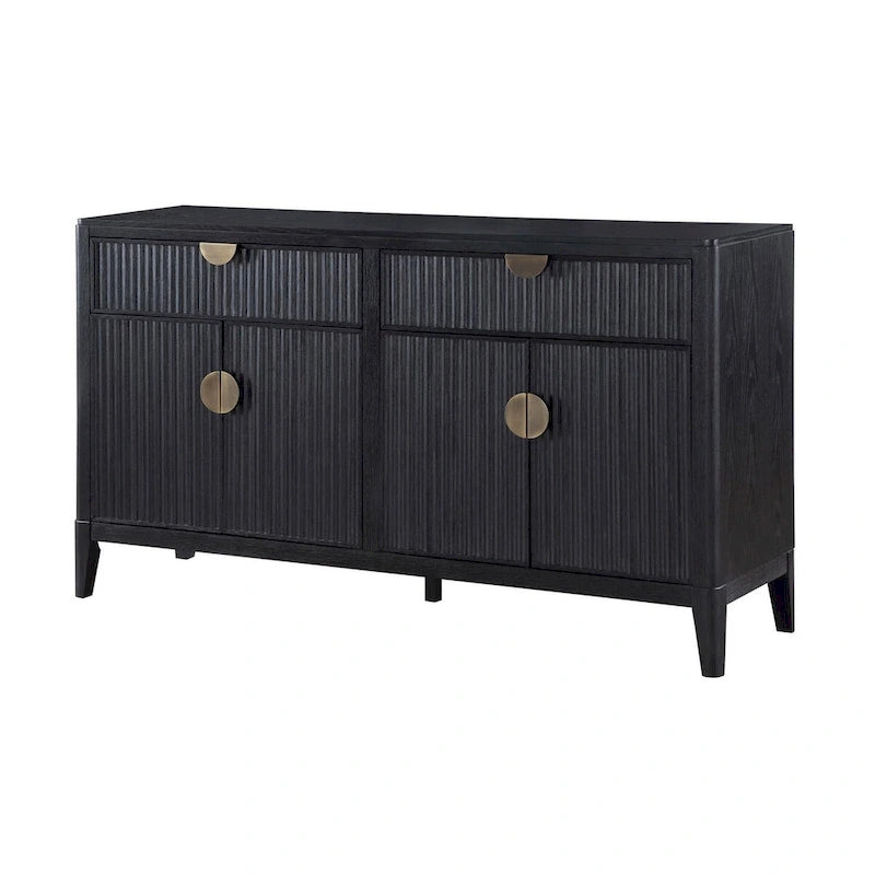 Mason Black 2-drawer Sideboard